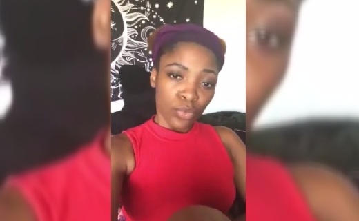 Bridget From Ghana Showing Her Thick Black Pussy