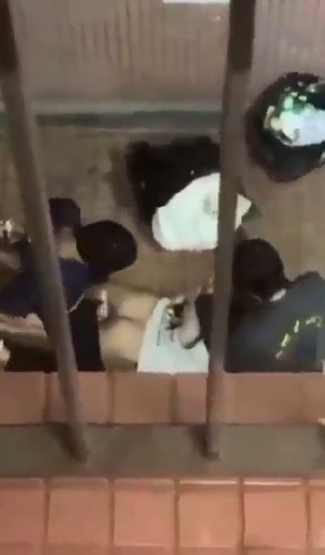 Busted! Chinese Youths Having Threesome Sex In Public With A Girl With Big Ass (18+)